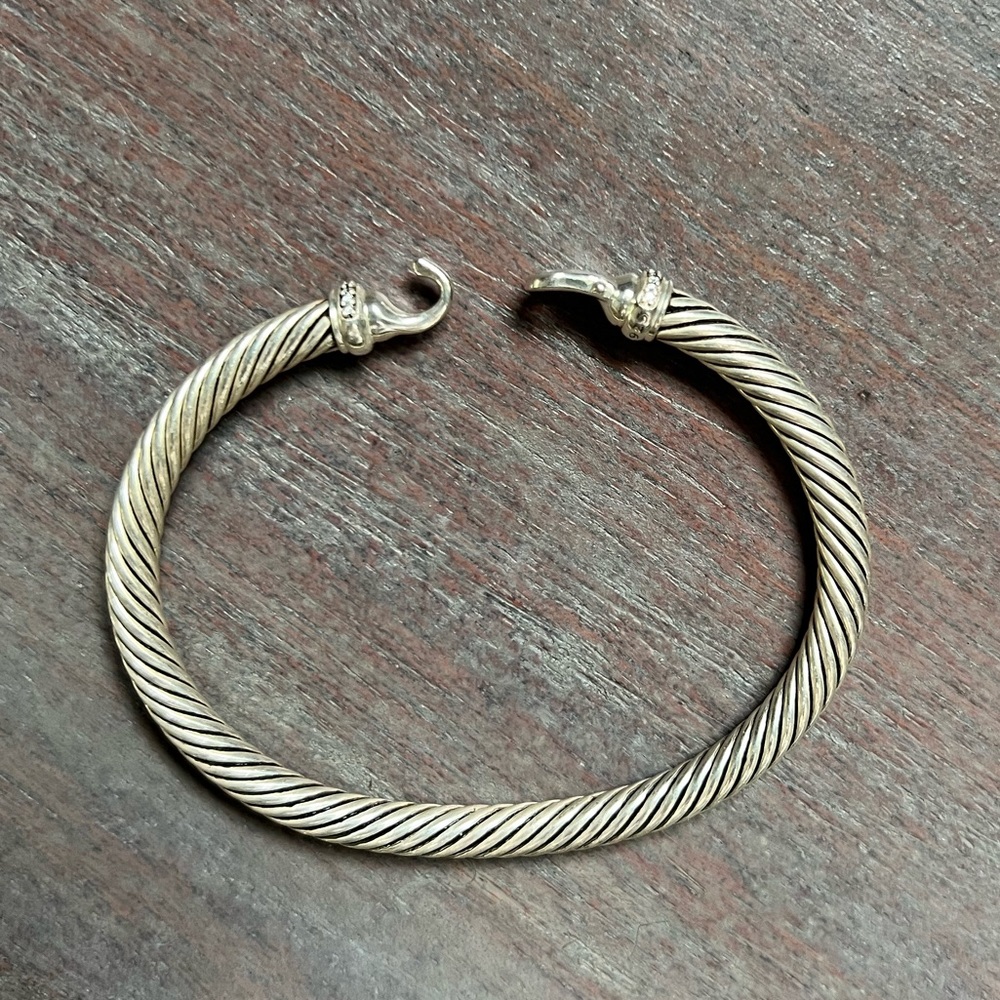 David Yurman Buckle Bracelet With Diamonds View 2